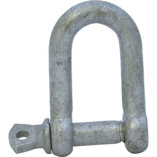 Hovedbilde D-sjakkel Rett Galvanisert 10mm