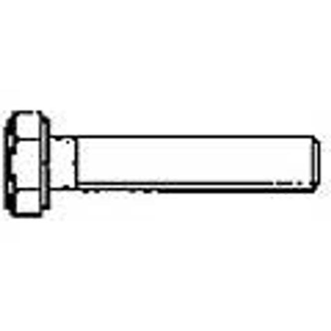 Hovedbilde Bolt med mutter A4 dia 10mm - lengde 100mm 1stk