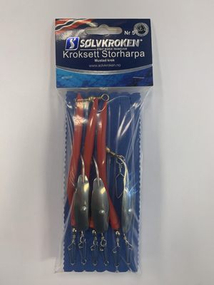 Sølvkroken Kroksett Storharpa Nr 5