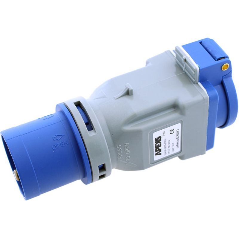 Overgang landstrøm fra CEE han til Schucko Hun