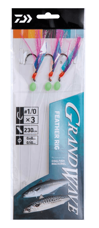 Daiwa Grandwave Feather Rig 3 - 1/0