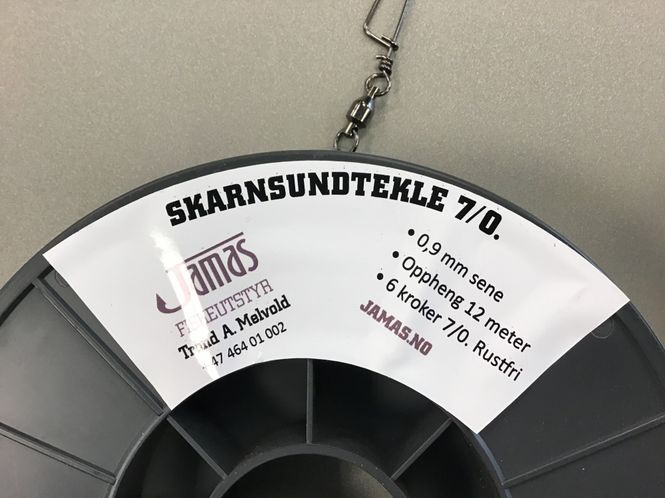 Hovedbilde Melvold Aukantekle/Sei 5/0 Rustfri 6 Kroker, ...