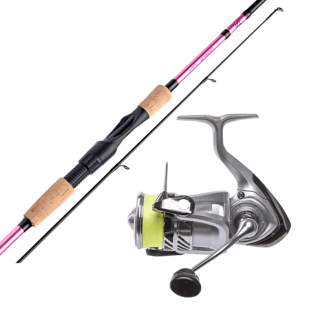 Main Image Daiwa Laguna PINK / Crossfire Barnefiskesett ...