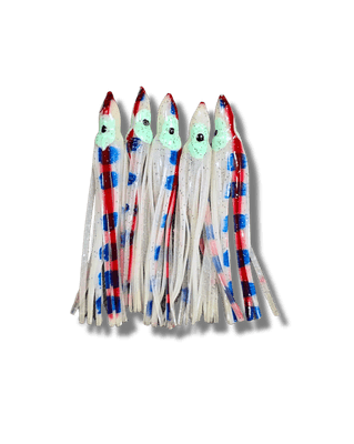 Selvlysende Blekksprut 11 cm - 5pak