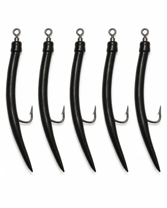 Hovedbilde Jamas Rustfri Gummimakk 12/0 Sort 5pk